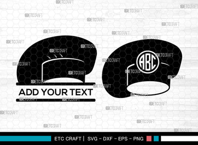 Chef Hat Monogram SVG, Split Monogram Svg, Cook Hat Svg, Chef Cap Svg, Koki Hat Svg, Cooking Hat Icon Svg, Chef Hat SVG ETC Craft 