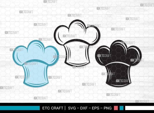 Chef Hat SVG | Chef Svg | Cook Hat Svg | Koki Hat Svg | kitchen Clipart SVG ETC Craft 