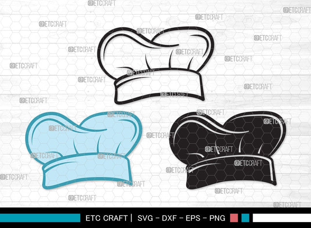 Chef Hat SVG | Chef Svg | Cook Hat Svg | Koki Hat Svg | kitchen Clipart SVG ETC Craft 