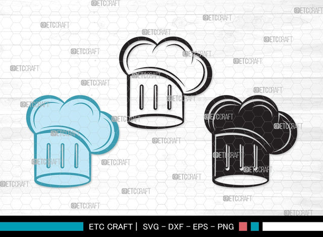 Chef Hat SVG | Chef Svg | Cook Hat Svg | Koki Hat Svg | kitchen Clipart SVG ETC Craft 