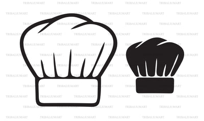 Chef hat SVG TribaliumArtSF 