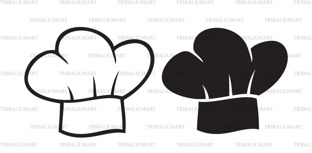 Chef hat SVG TribaliumArtSF 