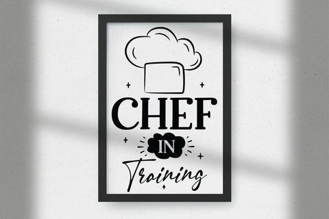 Chef in Training | Funny Kitchen Sign SVG SVG CraftLabSVG 