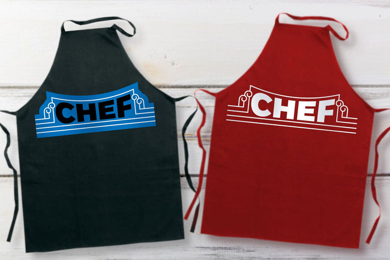 Chef with Art Deco Border SVG - So Fontsy