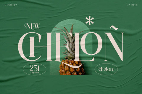 CHELON Typeface Font Storytype Studio 