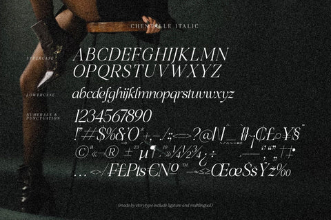 Chentalle Typeface Font Storytype Studio 