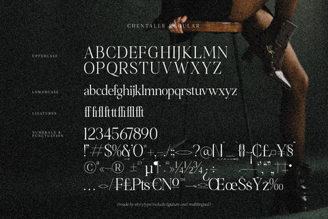 Chentalle Typeface Font Storytype Studio 