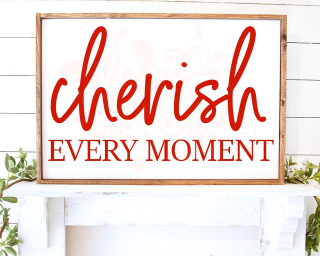 Cherish Moment svg, Cut File, Living Room svg, Country svg, Family Sign svg,, Cameo Cricut Design, Rustic Svg, Memories SVG Farmstone Studio Designs 