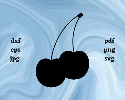Cherries SVG Cut File SVG Northern Light SVG 