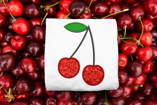 Cherry Applique Embroidery Embroidery/Applique DESIGNS Designed by Geeks 