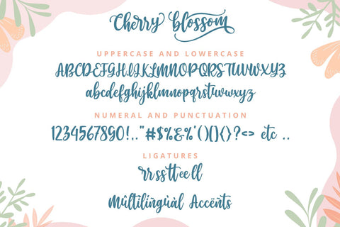 Cherry Blossom Font Zeenesia Std 