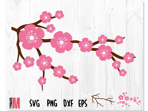 Cherry Blossom SVG SVG CreativeStudioTM 