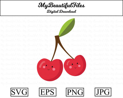 cherry - fruit SVG MyBeautifulFiles 