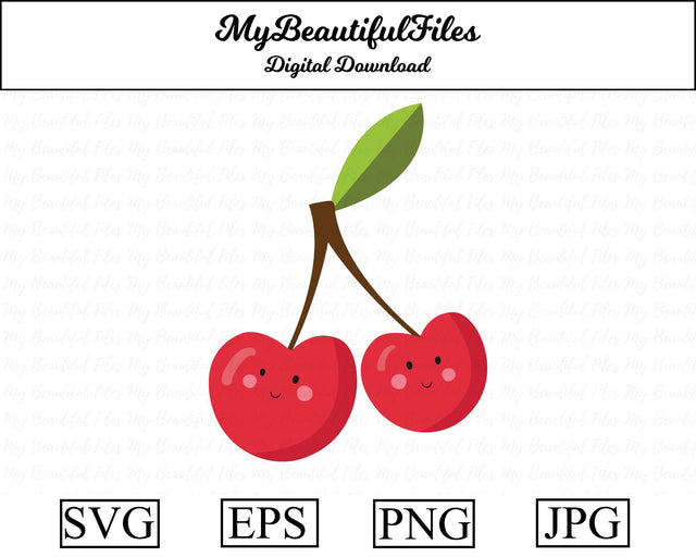 cherry - fruit SVG MyBeautifulFiles 