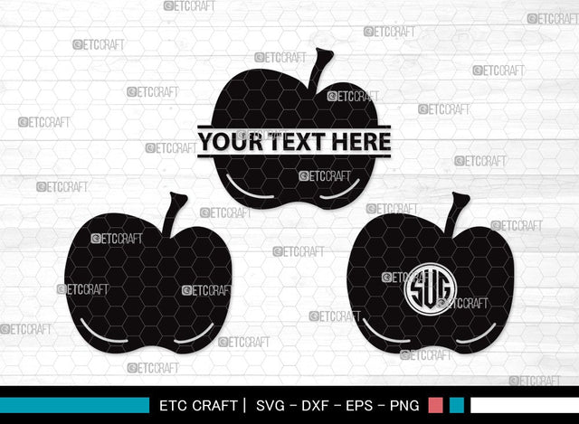 Cherry Monogram SVG | Cherries Svg | Summer Fruit Svg | Cherry Fruit Svg | Cherry Clipart SVG ETC Craft 