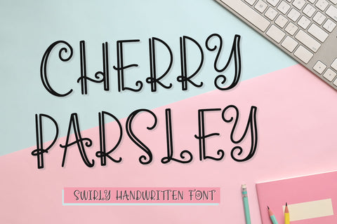 Cherry Parsley Font Abo Daniel Studio 