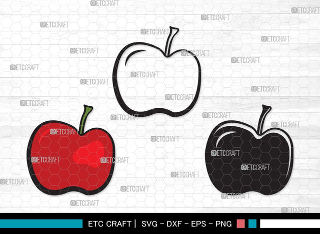 Cherry Silhouette SVG | Cherries Svg | Summer Fruit Svg | Cherry Fruit Svg | Cherry Clipart SVG ETC Craft 