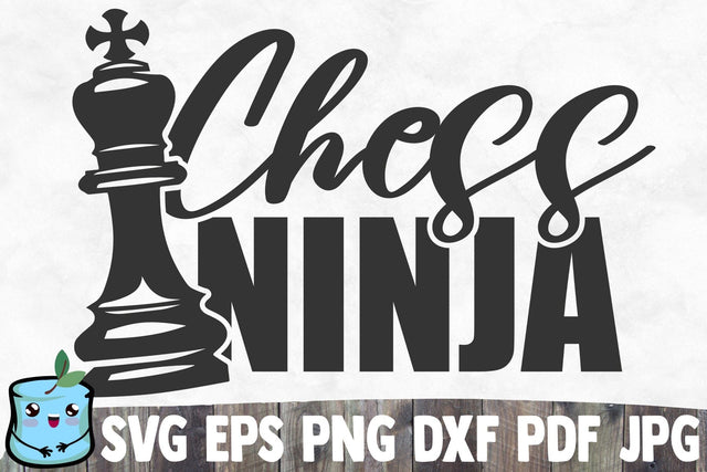 Chess Ninja SVG MintyMarshmallows 