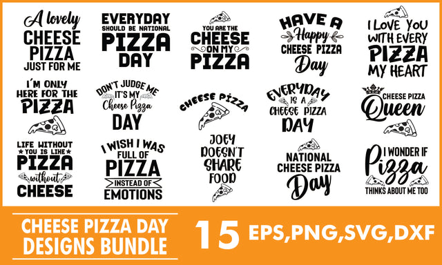 Chess Pizza Day SVG Designs Bundle SVG PatternFeed8 