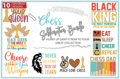 Chess Sublimation Bundle Sublimation Creativeart88 