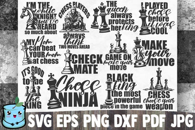 Chess SVG Bundle SVG MintyMarshmallows 