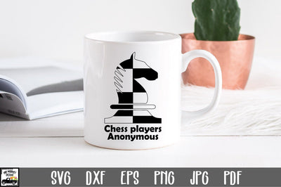 Chess SVG File - Chess Players Anonymous SVG File SVG Old Market 