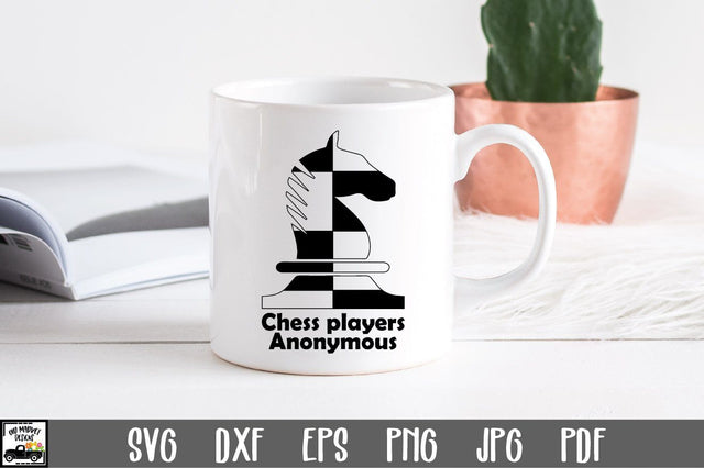 Chess SVG File - Chess Players Anonymous SVG File SVG Old Market 