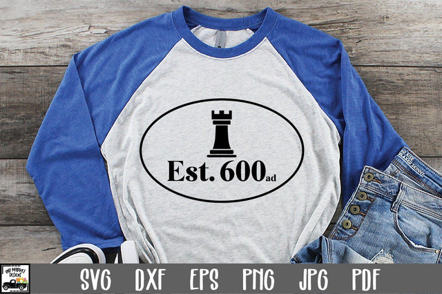 Chess SVG File - Est. 600ad SVG File SVG Old Market 