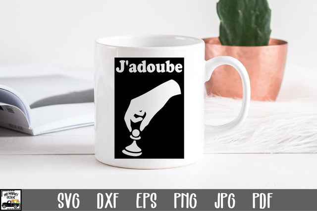 Chess SVG File - J'adoube SVG File SVG Old Market 