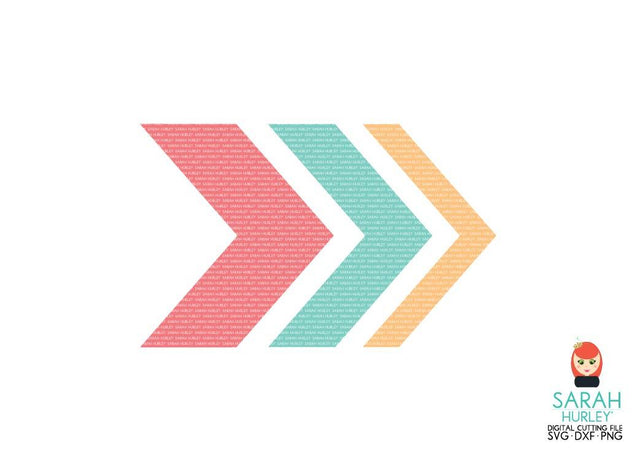 Chevron Banner SVG Sarah Hurley 