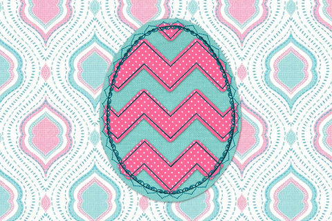 Chevron Easter Egg Applique Embroidery Bundle Embroidery/Applique DESIGNS Designed by Geeks 