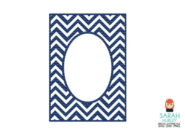 Chevron Frame Card Panel SVG Sarah Hurley 