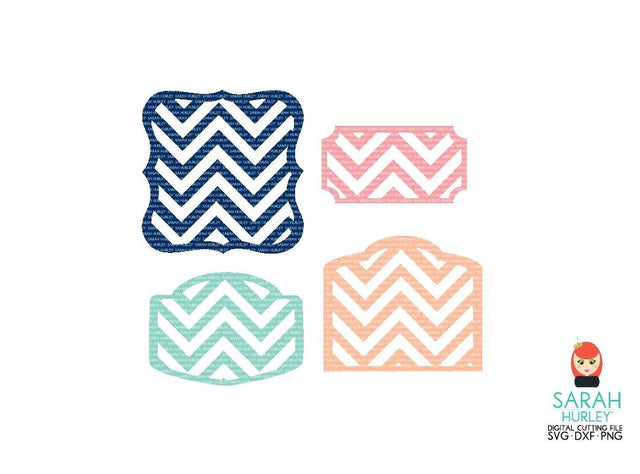 Chevron Labels SVG Sarah Hurley 