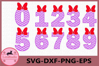Chevron Numbers SVG Lerastudio 