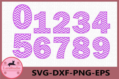Chevron Numbers svg SVG Lerastudio 