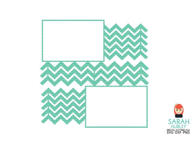 Chevron Page Mat SVG Sarah Hurley 