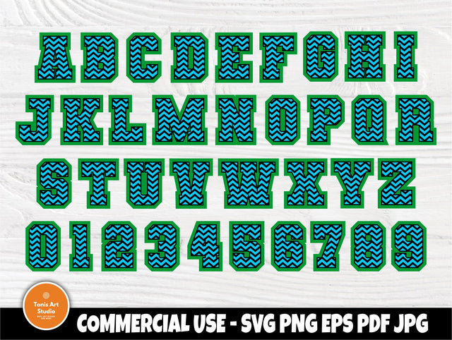 Chevron pattern font, Chevron SVG Cut Files SVG TonisArtStudio 