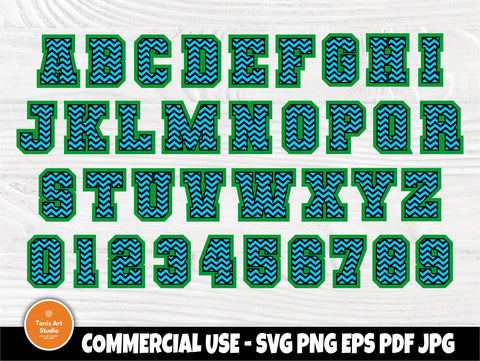 Chevron pattern font, Chevron SVG Cut Files SVG TonisArtStudio 