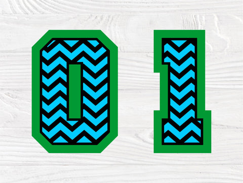 Chevron pattern numbers | Chevron SVG | Numbers cut files for cricut and silhouette | Numbers svg | Design space | Chevron cricut svg files SVG TonisArtStudio 