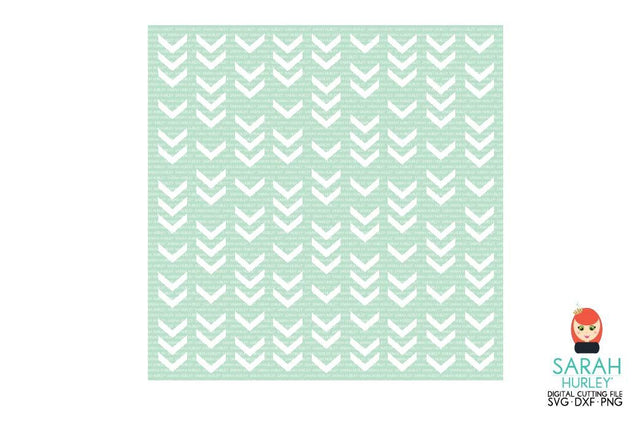 Chevron Pattern Stencil SVG Sarah Hurley 