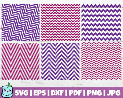 Chevron Patterns Bundle SVG MintyMarshmallows 