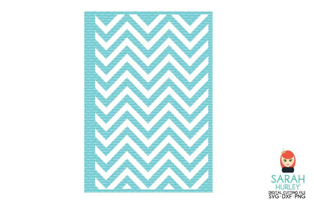 Chevron Planner Insert Large SVG Sarah Hurley 