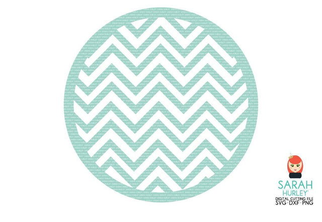 Chevron Round Page Mat SVG Sarah Hurley 