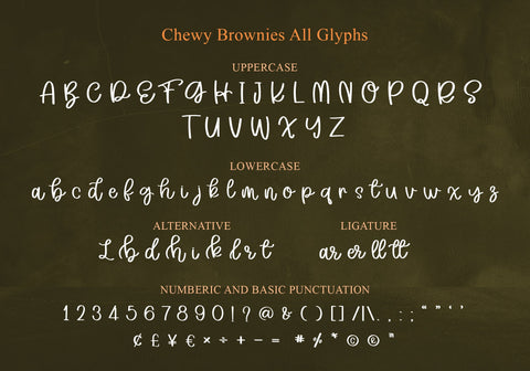 Chewy Brownies Font BB Digital Arts 