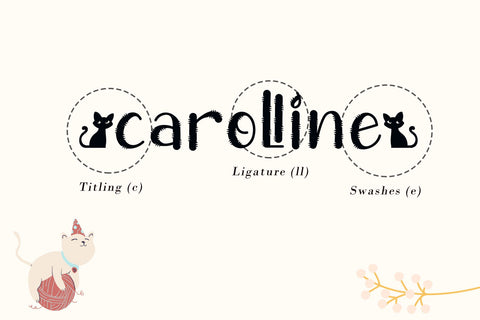 Chic Cat Font AEN Creative Store 