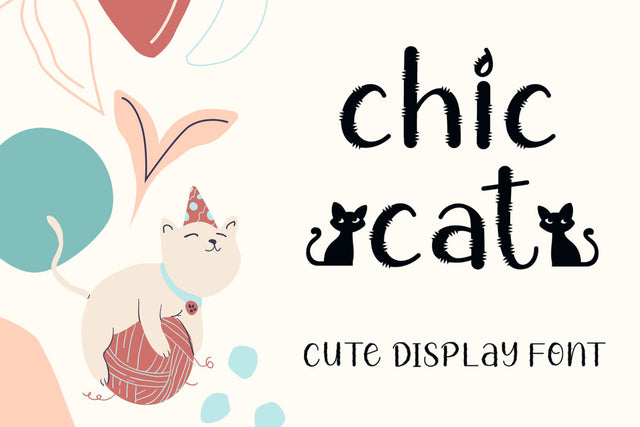 Chic Cat Font AEN Creative Store 