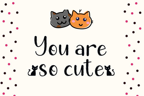 Chic Cat Font AEN Creative Store 