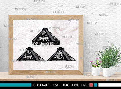 Chichen Itza Monogram, Chichen Itza Silhouette, Chichen Itza SVG, Pyramid Svg, Mayan Pyramid Svg, Maya Civilization Svg, Egypt Pyramid Svg, SB00490 SVG ETC Craft 