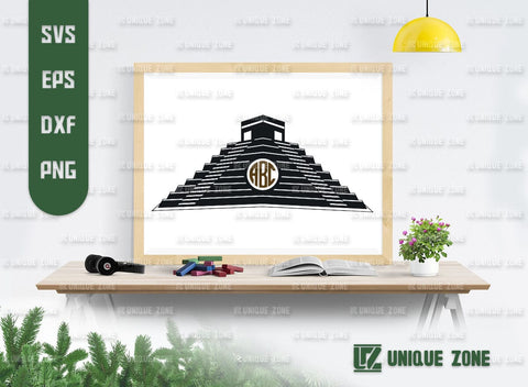 Chichen Itza SVG Bundle, Pyramid Silhouette, Mayan Pyramid Svg, Maya Civilization Svg, Egypt Svg, Mexico Svg, SVG Unique Zone 
