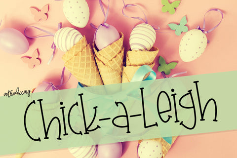 Chick-a-Leigh Font Kitaleigh 